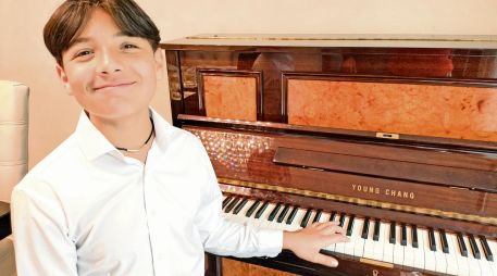 El talentoso pianista de 13 años brindará una presentación a beneficio de Nariz Roja. CORTESÍA