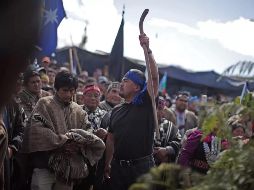 De origen mapuche, Llaitul es una conocida figura indígena en Chile. AP / ARCHIVO