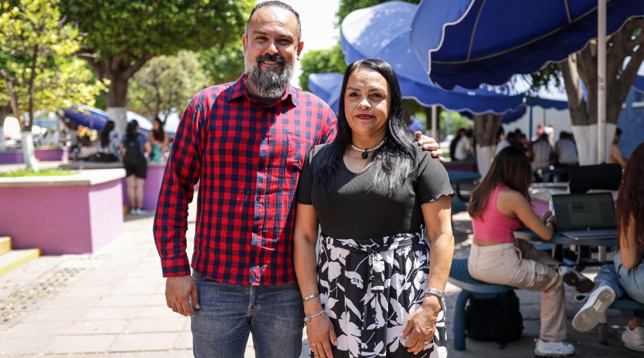 Rodolfo Carlos Torres Gutiérrez y Olga Alonso Hurtado, de la Universidad del Valle de Atemajac campus Guadalajara. EL INFORMADOR/H. Figueroa