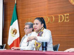 Ana Lilia Rivera, la senadora hizo un llamado a la  mesura a la ministra presidenta de la SCJN. ESPECIAL