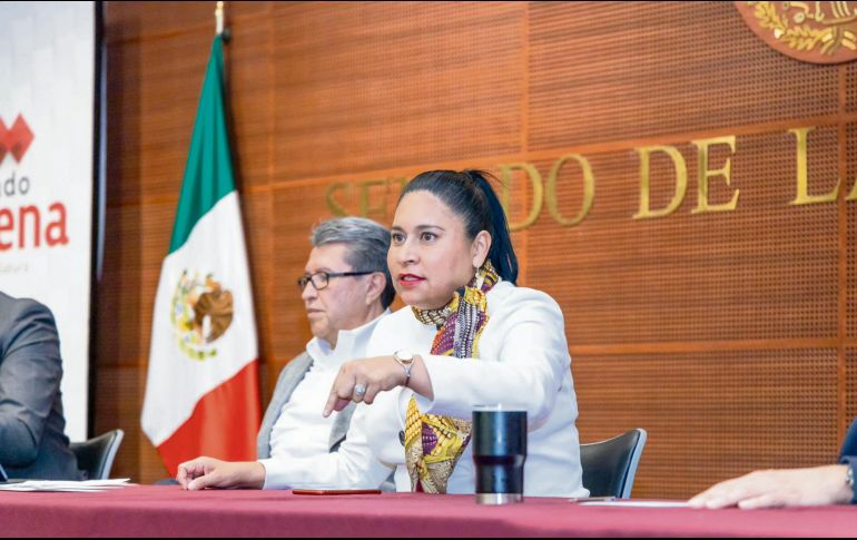 Ana Lilia Rivera, la senadora hizo un llamado a la  mesura a la ministra presidenta de la SCJN. ESPECIAL