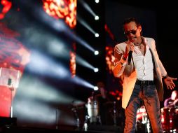 El cantante puertorriqueño Marc Anthony ofreció su primer concierto en España de su gira 