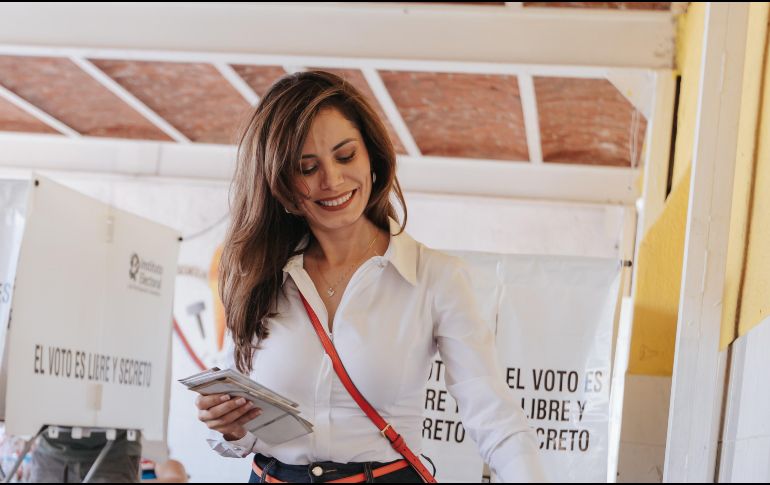 Verónica Delgadillo encabeza los resultados preliminares rumbo a la presidencia municipal de Guadalajara. ESPECIAL