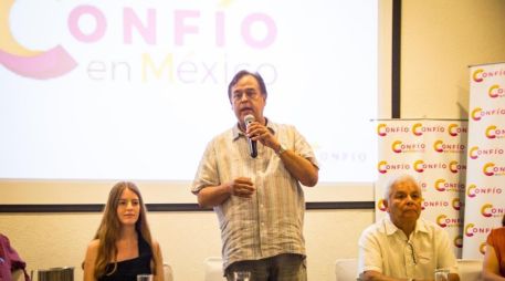 La organización civil «Confío en México» contó con el respaldo de otras alrededor de 40 organizaciones de la sociedad. ESPECIAL / CONFÍO EN MÉXICO