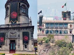 Esta mañana, la plataforma MAX Latinoamérica compartió en su página X una aparente modificación en la fachada del Castillo de Chapultepec. X / @StreamMaxLA