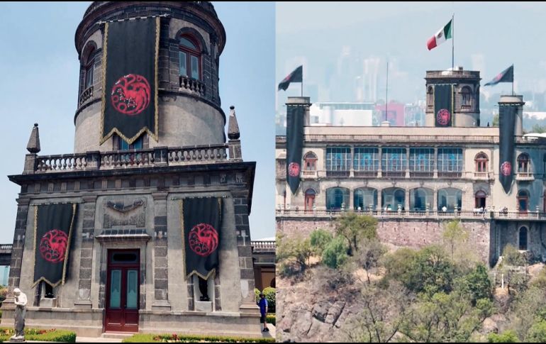 Esta mañana, la plataforma MAX Latinoamérica compartió en su página X una aparente modificación en la fachada del Castillo de Chapultepec. X / @StreamMaxLA