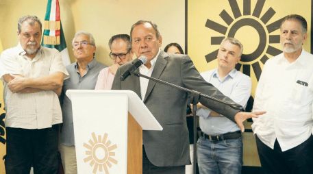El presidente del Sol Azteca ha insistido en que no es verdad que el partido se va. ESPECIAL