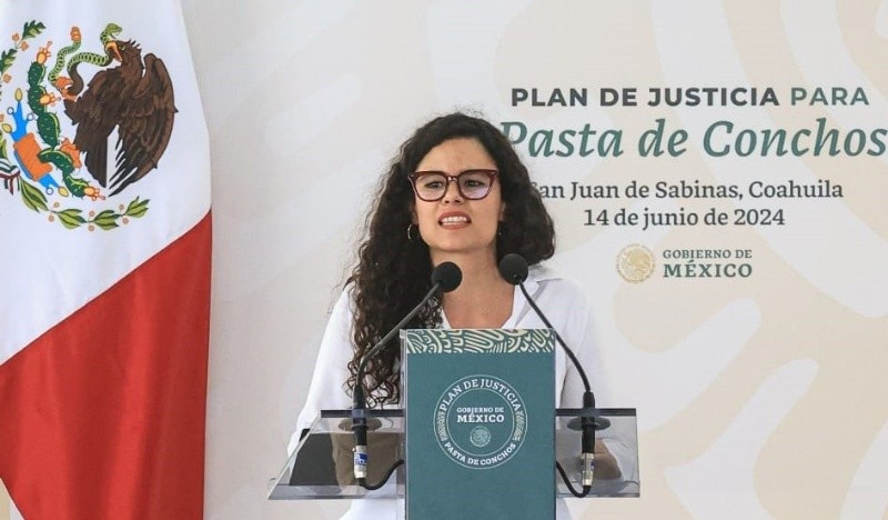 Luisa María Alcalde, secretaria de Gobernación. SUN / G. Pano 