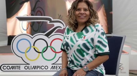 María José Alcalá, presidenta del COM, logró acordar con la Conade el pago para los atletas olímpicos. SUN/C. Mejía