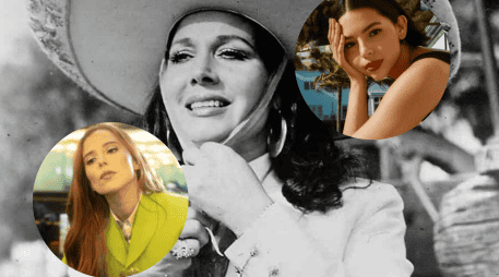 El parecido entre las jóvenes cantantes y “La reina de la canción mexicana”, Flor Silvestre, es impresionante. ESPECIAL/ INSTAGRAM/ majo_aguilar/ angela_aguilar