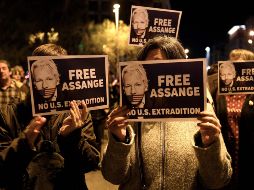 Organizaciones defensoras de la libertad de prensa llevan años pidiendo la liberación de Assange. AFP
