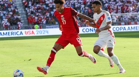 Tras el resultado Canadá suma sus primeros tres puntos en la Copa América, mientras que Perú se queda con solo un punto. EFE/ W. PURNELL.