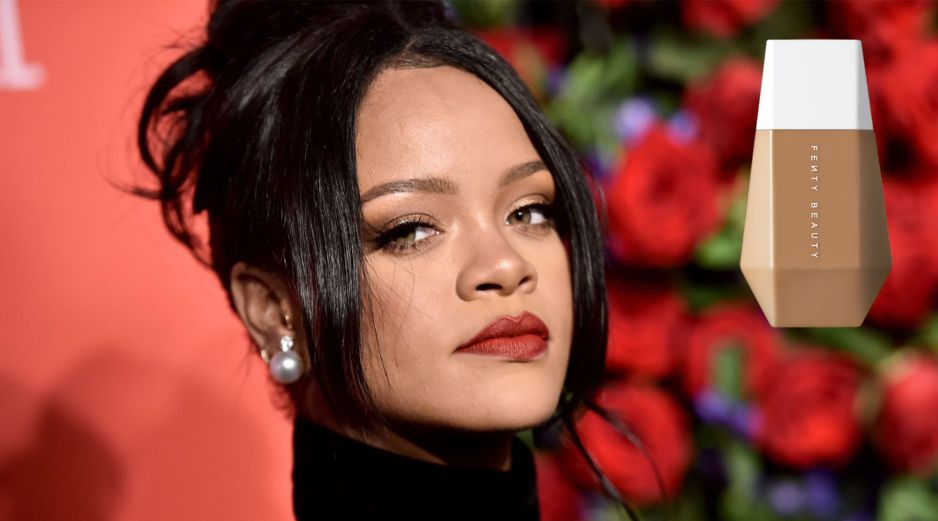 Fenty Beauty de Rihanna revolucionó la industria con su línea de base de maquillaje que ofrecía 40 tonos diferentes. AFP/ Steven Ferdman