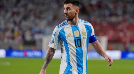 Lionel Messi, en el partido contra Chile por el Grupo A de la Copa América. AP /J. Nikhinson