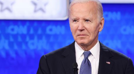 Joe Biden continúa negando que vaya a retirarse de la contienda electoral. EFE / ESPECIAL, CNN