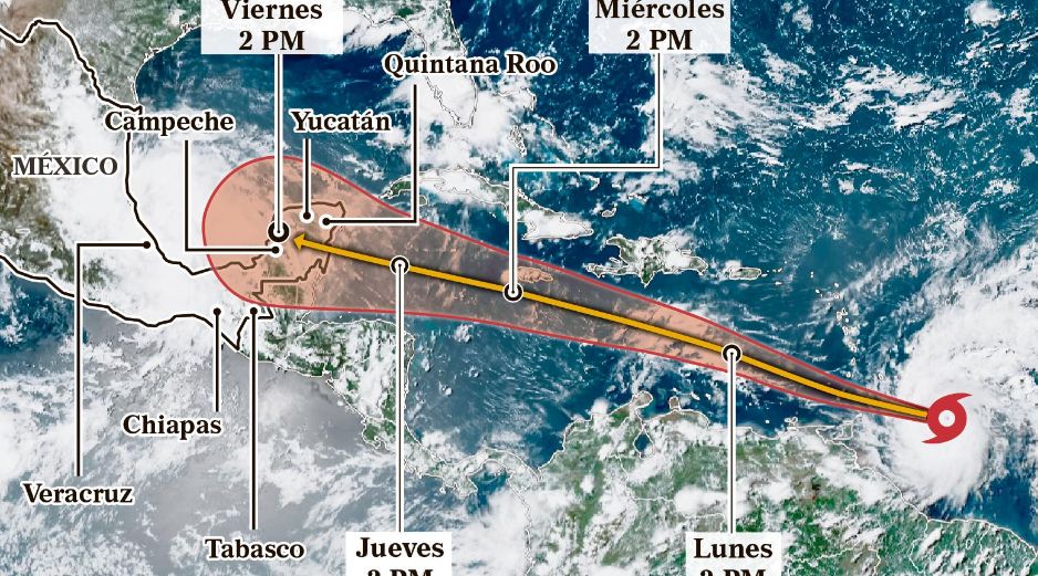 El rápido paso de tormenta tropical a huracán motivó a los especialistas a emitir alarmas. EL INFORMADOR/ L. Martínez
