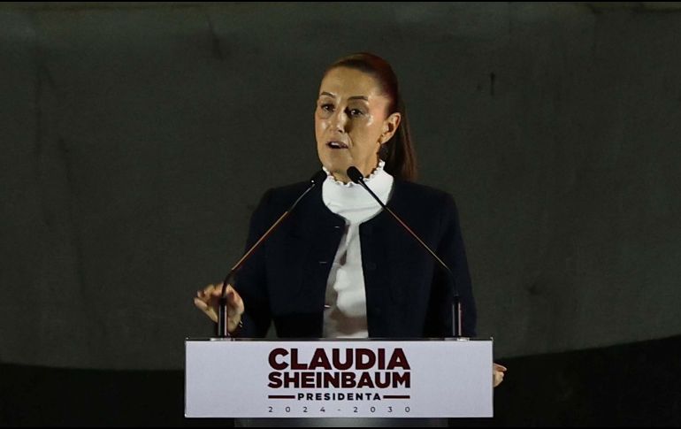 Claudia Sheinbaum criticó el sexismo detrás de la idea de que López Obrador continuará su mandato a través de ella. SUN / RDB