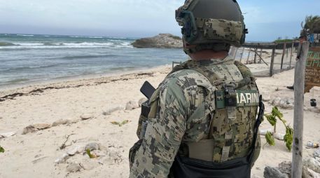 El Gobierno de México elevó a 13 mil 372 los agentes de las Fuerzas Armadas y de otras dependencias desplegados en la zona para enfrentar los efectos de Beryl en el Caribe mexicano. X / @MaraLezama
